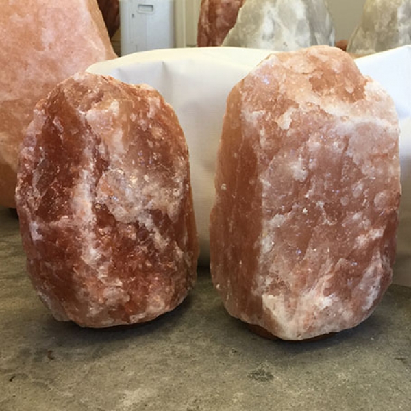 Himalayan Salt Lamp Natural White Jumbo V (165-220 lbs each)